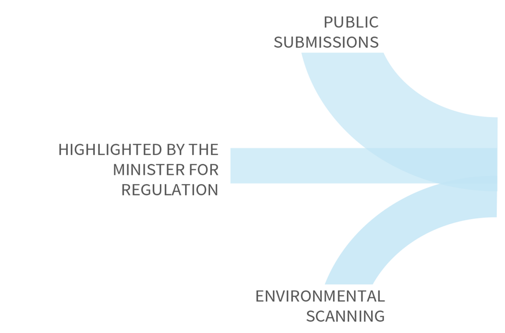 snapshot of a diagram showing pre-review information covered on the pre-review page