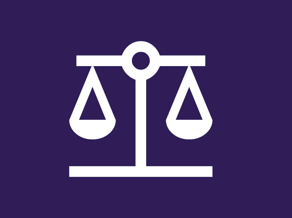 Icon of balanced scales