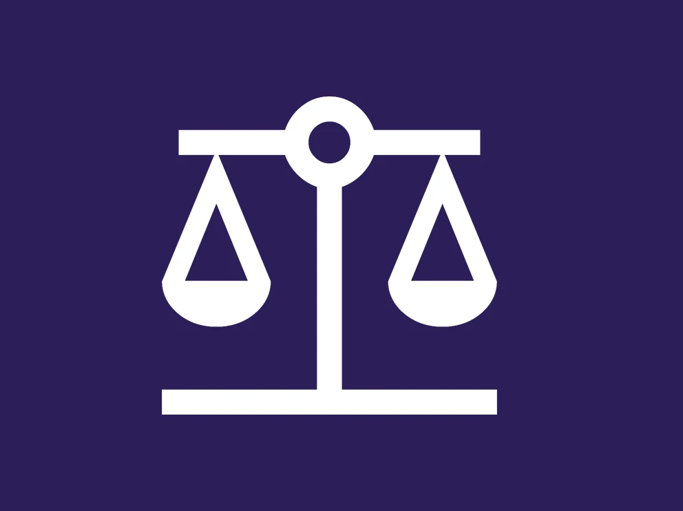 Icon of balanced scales