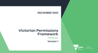 Preview image for Victorian Permissions Framework