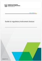 Preview image for Guide to regulatory instrument choices