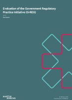 Preview image for Evaluation of the Government Regulatory Practice Initiative (G-REG)