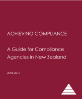 Preview image for Achieving compliance: A guide for compliance agencies in New Zealand