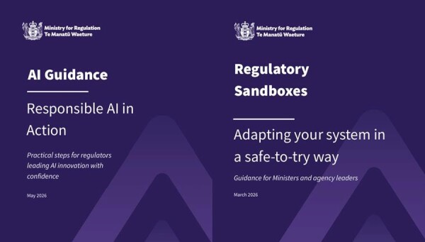 Covers of the AI and Sandbox guidance
