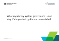 Preview image for What regulatory system governance is and why it’s important: Guidance in a nutshell